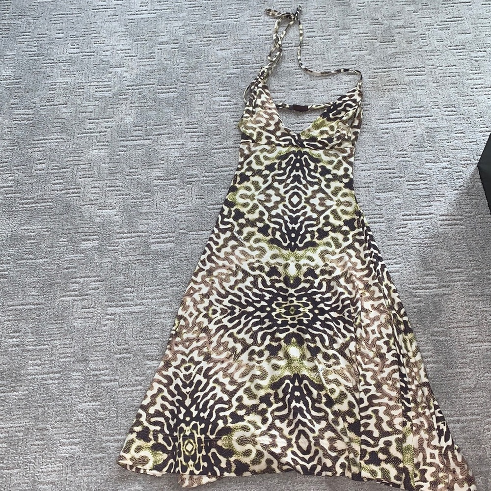 Low Back Halter Just Cavalli Dress